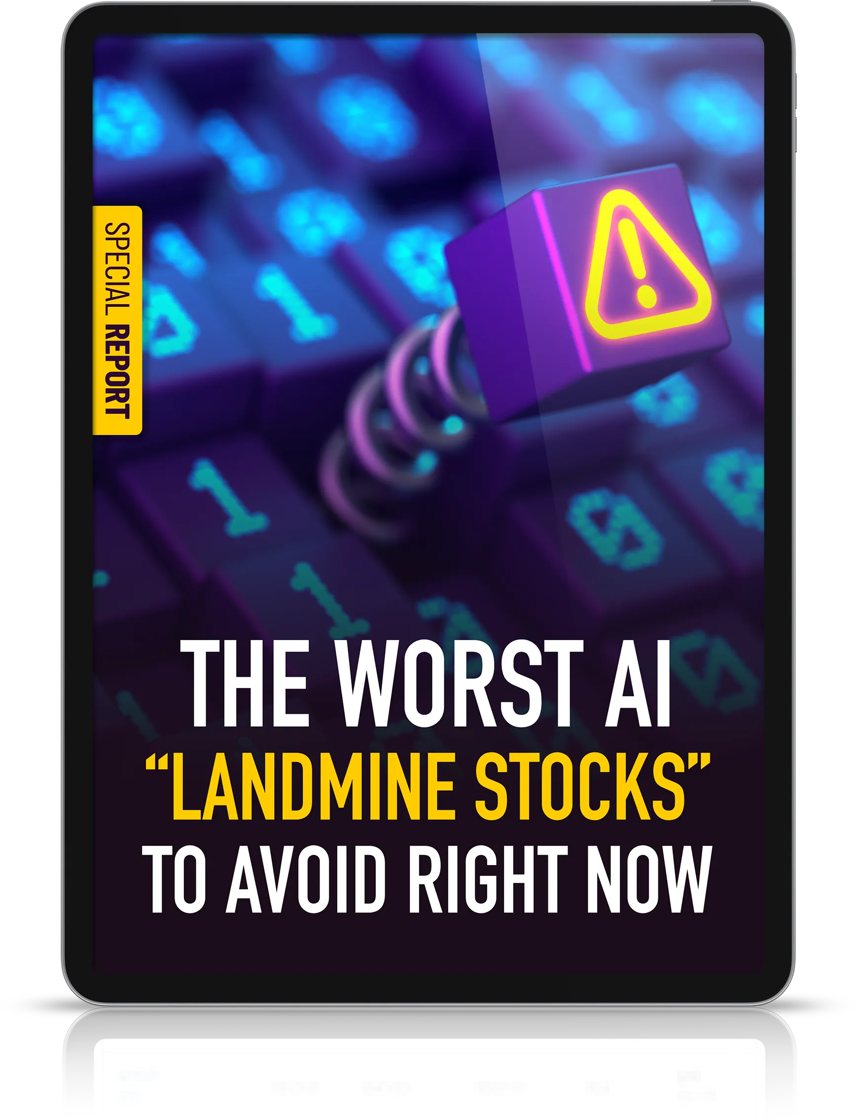 The Worst AI Landmine Stocks report cover from the American Atlas package