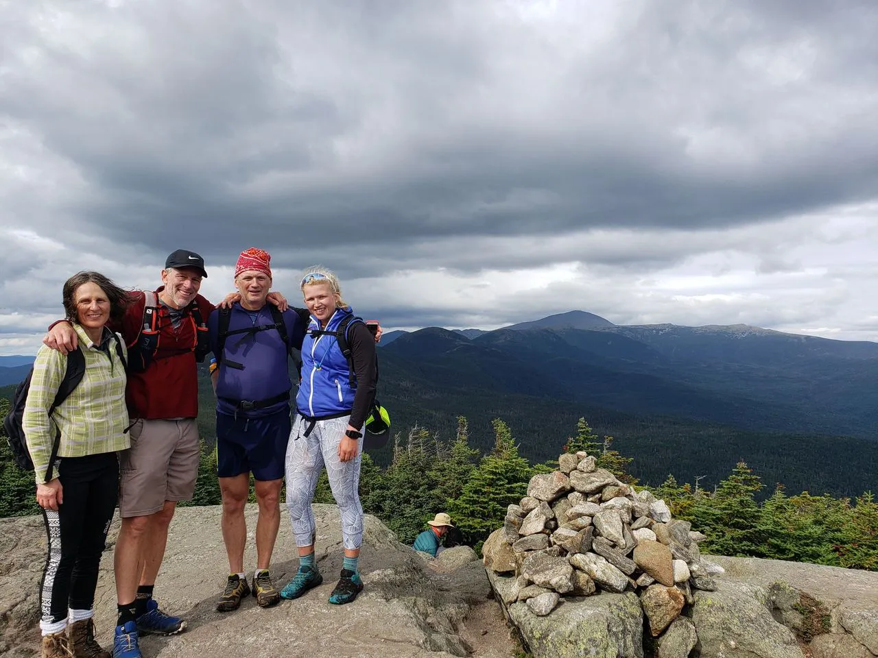 Whitney Tilson hiking the White Mountains, part of his outdoorsman credibility in the gold presentation