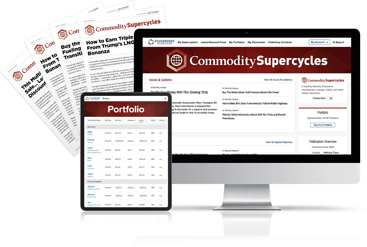 The Commodity Supercycles bundle with all three special reports from the Rushmore gold pitch